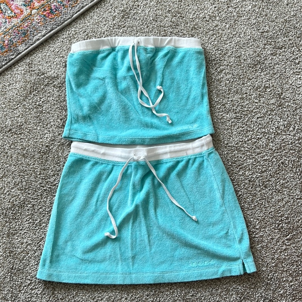 Vintage bebe sport terry set